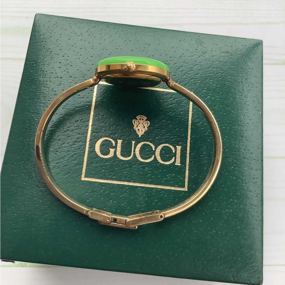 Authentic Gucci interchangeable bezel watch🌺🌼🌸🍀 - Picture 6 of 10
